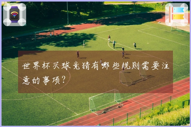世界杯买球竞猜有哪些规则需要注意的事项？