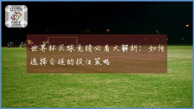 世界杯买球竞猜必看大解析：如何选择合适的投注策略